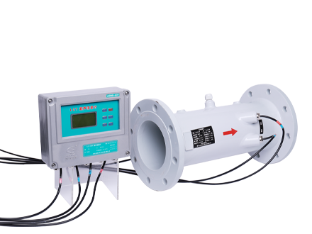 Display of ultrasonic flowmeter series products